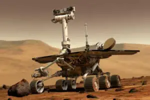 Robot enviado desde la Tierra a la superficie de Marte