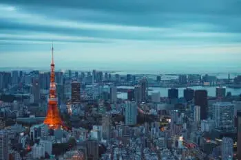 Vista panorámica de Tokio
