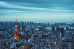 Panoramic picture of Tokyo